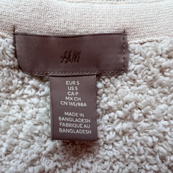 H&M cozy wrap cropped sweater, S - Picture 2 of 2